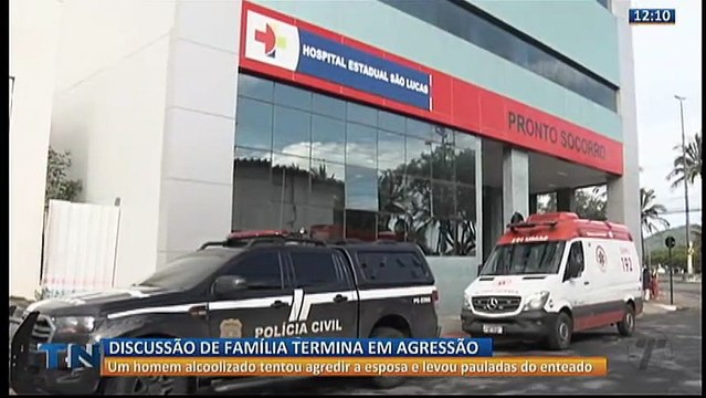 Discussão de família termina em agressão