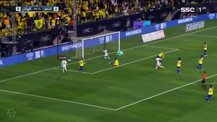 اهداف مباراة الهلال والنصر 2 2 الدوري السعودي