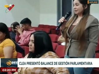 Apure | CLEA presenta balance de gestión parlamentaria 2022