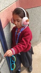 Akshu celebrated Christmas day in school