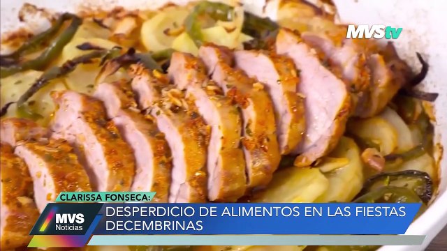 Desperdicio de alimentos en las fiestas decembrinas- MVS Noticias 26 dic 2022