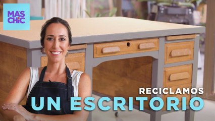 Reciclamos un escritorio y quedó espectacular | Con Eugenia Zavaroni | Más Chic