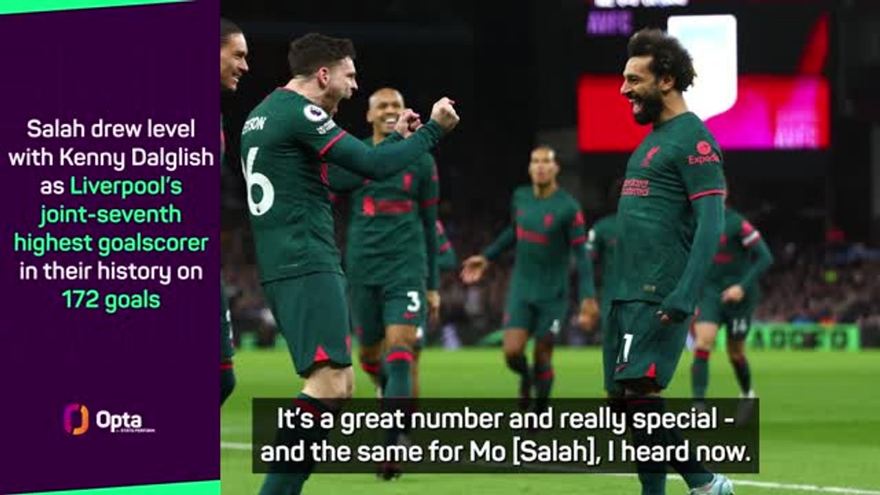 Klopp celebrates 'special' Robertson and Salah...