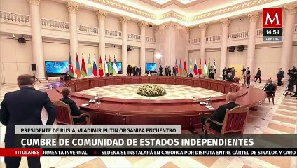 Vladimir Putin organiza Cumbre de Comunidad de Estados Independientes