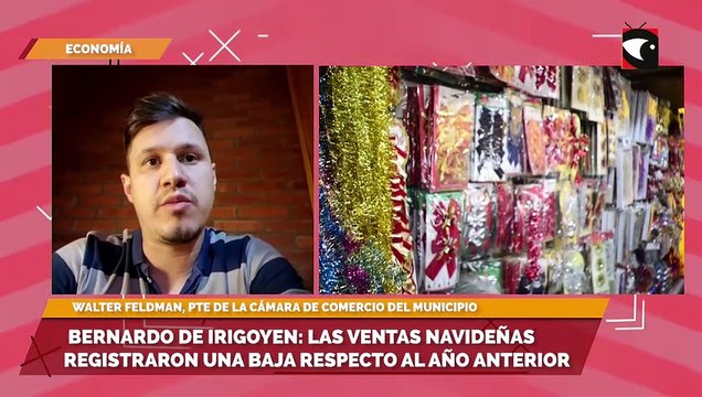Bernardo de Irigoyen: las ventas navideñas registraron una baja respecto al año anterior