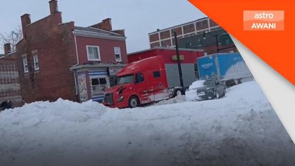 Ribut Salji | 25 maut di barat New York