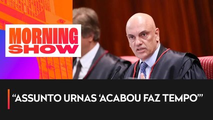 Moraes ironiza relatório da Defesa sobre as urnas