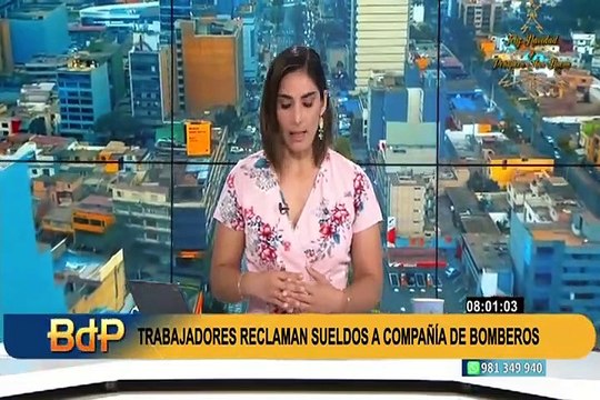 Trabajadores reclaman sueldos a compañías de Bomberos