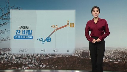 [날씨] 낮에도 찬 바람...추위 속 미세먼지 기승 / YTN