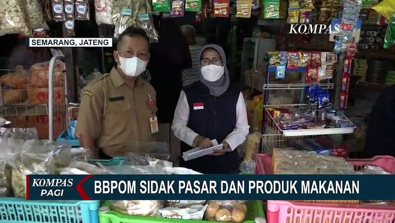 Jelang Tahun Baru, BBPOM Semarang Sidak Sejumlah Pasar dan Cek Kelayakan Produk Makanan