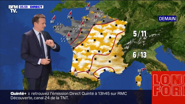 Des températures plus fraîches ce matin, un ciel nuageux sur une large partie du pays...la météo de ce mardi