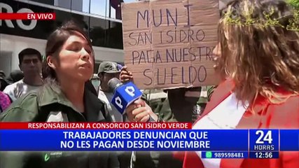 San Isidro: trabajadores del municipio denuncian falta de pagos