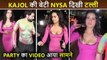 Nysa Devgan Loses Her Control At Christmas Party, Caught In Camera With Friend Orhan