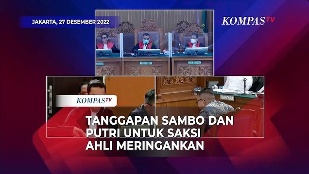 Saksi Ahli Meringankan Hadir di Sidang, Ini Tanggapan Ferdy Sambo dan Putri Candrawathi