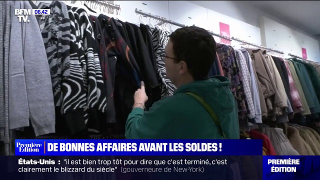 Déjà des réductions dans les magasins, deux semaines avant le début des soldes
