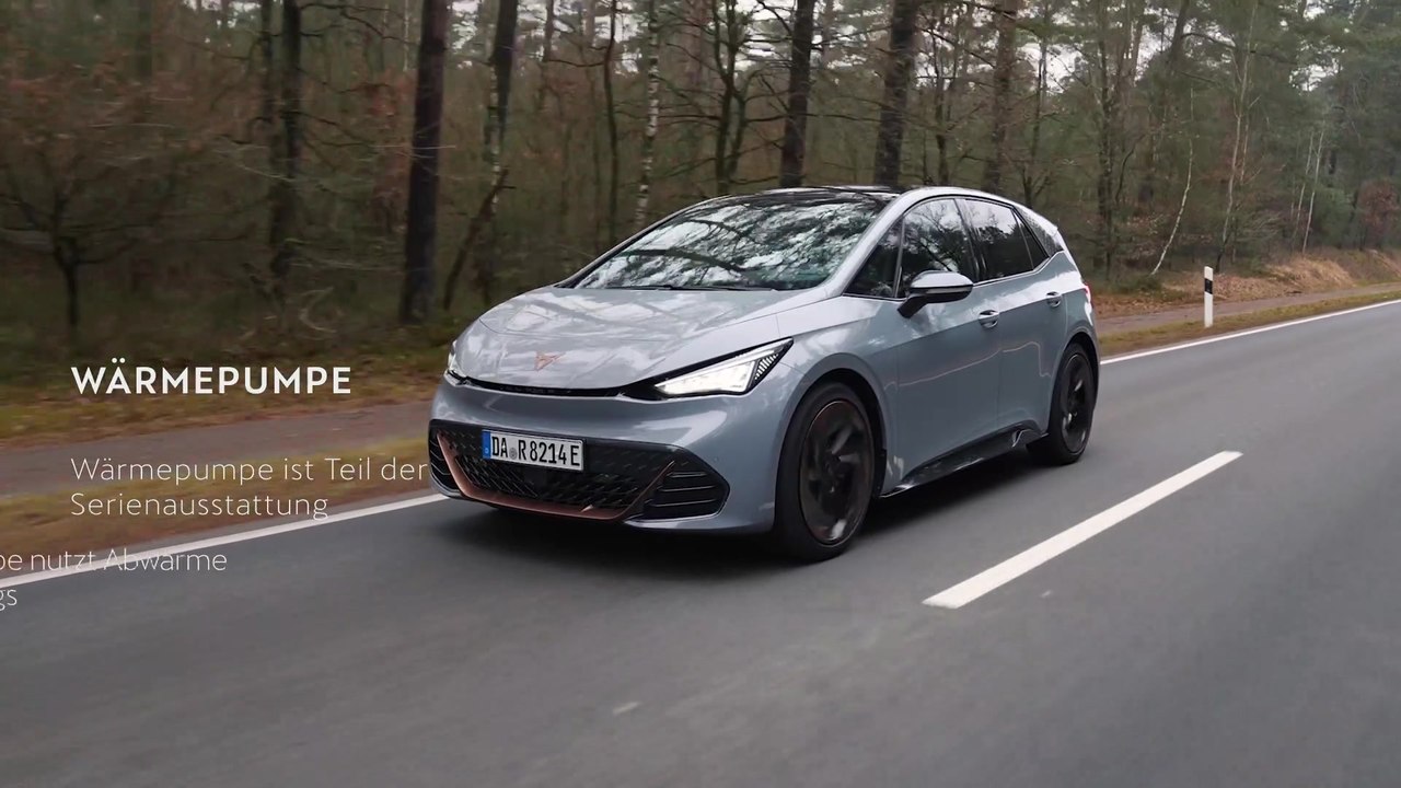 Mit dem vollelektrischen CUPRA Born durch den Winter