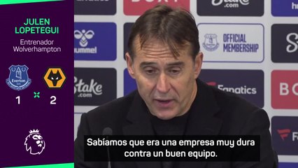 Tiene mucho mérito: la explicación en inglés de Lopetegui a su primer victoria