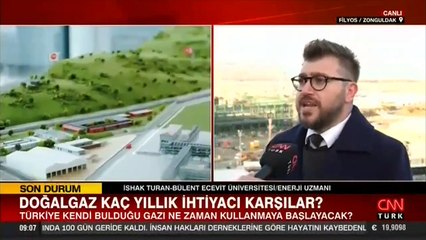 CNN TÜRK doğal gazın merkezinde... '50 yıl yetecek, değeri 1 trilyon dolar'