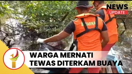 Warga Kep Meranti Ditemukan Tewas Diduga Diterkam Buaya di Sungai Suir