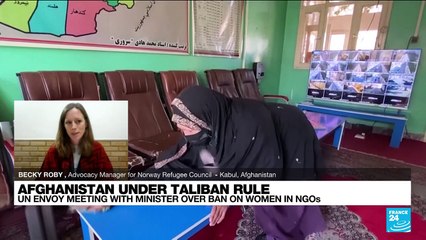 Taliban prohibits women from working in NGOs, many suspend their activities