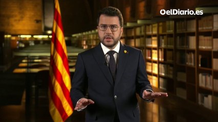 Aragonès advierte a Sánchez de que el conflicto persiste y pide un acuerdo para “dar voz a la gente”