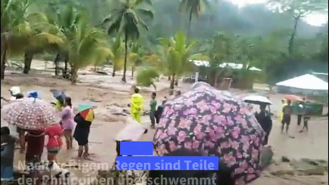 Tote durch Überschwemmungen nach Starkregen auf den Philippinen