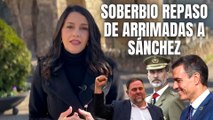 El mensaje de Arrimadas a Sánchez por escuchar más a Junqueras que al Rey