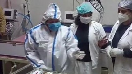 फिरोजाबाद: सीएमओ ने मॉक ड्रिल और कोविड बार्ड का किया निरीक्षण