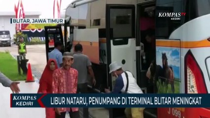 Libur Akhir Tahun, Penumpang di Terminal Patria Blitar Meningkat
