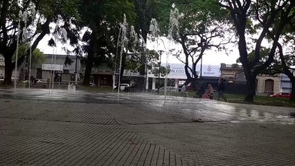 Fuente en Plaza Colón, Tacuarembó, Uruguay (12/12/2022)