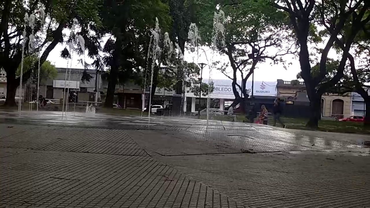 Fuente en Plaza Colón, Tacuarembó, Uruguay (12/12/2022)