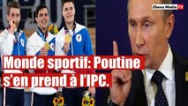 IPC: Poutine exige la levée immédiate de la suspension des athlètes Russes.