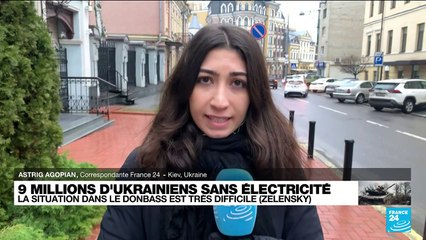 Ukraine : 9 millions d'habitants toujours privés d'électricité