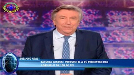 Jacques Legros : pourquoi il a dû présenter des  lors du JT de 13h de TF1