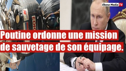 vaisseau spatial : Poutine lance une opération de sauvetage dans l`espace.