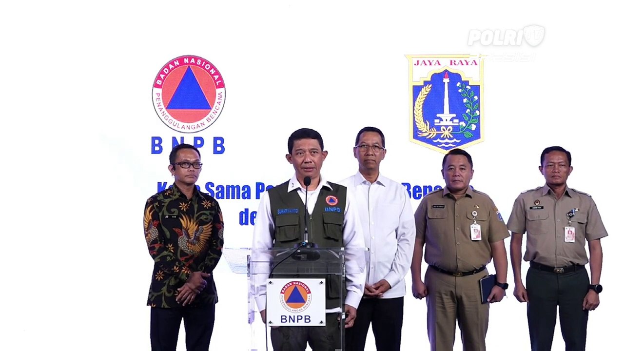 Konferensi Pers Kerja Sama Penanggulangan Bencana Dengan DKI Jakarta