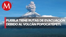 ¡Ojo aquí! Estas son las rutas de evacuación en caso de emergencia por el Popocatépetl en Puebla