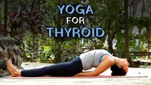 3 Yoga Poses & Meditation For Thyroid Imbalance | Yoga For Thyroid | Yoga For Beginners | YogFit
