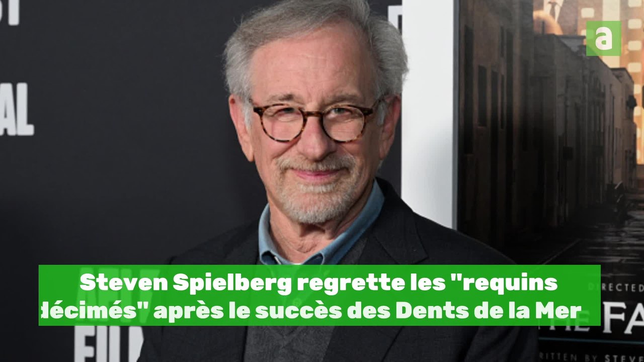 Steven Spielberg regrette que le succès de son film "Les Dents de la Mer" ait mené à l'extinction de plusieurs espèces de requins