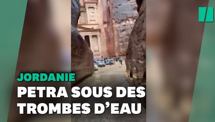 Les images du site archéologique de Petra victime de pluies torrentielles