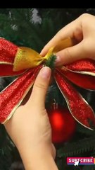 Simple ways to decorate a #christmas tree  (2)