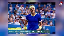 Qatar 2022 | Tennis Star, Rafael Nadal, Moved To Tears  As Messi Finally Lifts World Cup Trophy After Five Attempts