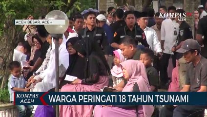 Warga Peringati 18 Tahun Tsunami