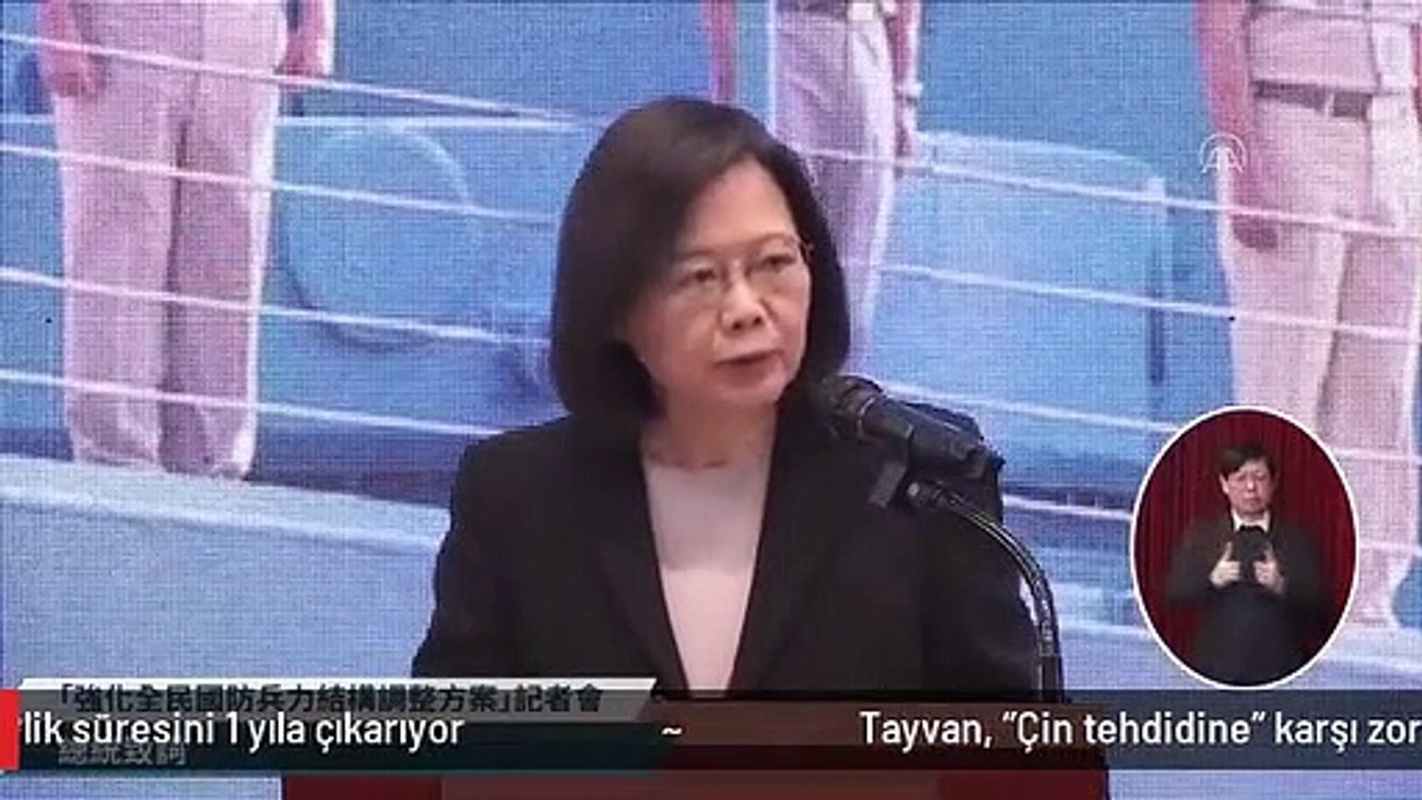 Tayvan, "Çin tehdidine" karşı zorunlu askerlik süresini 1 yıla çıkarıyor