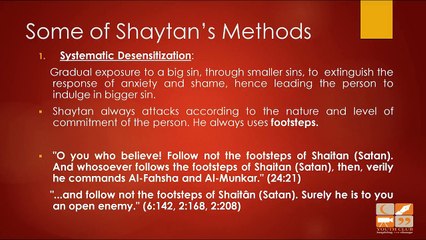 Methods of Shaytaan _ By Mohammad Ali _ The Great Deception Series