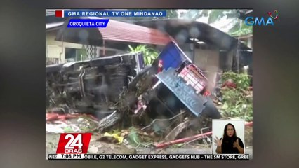 Ilang residente, nanlilimos na ng pagkain at tubig, sa gitna ng pinsala ng mga baha't landslide | 24 Oras