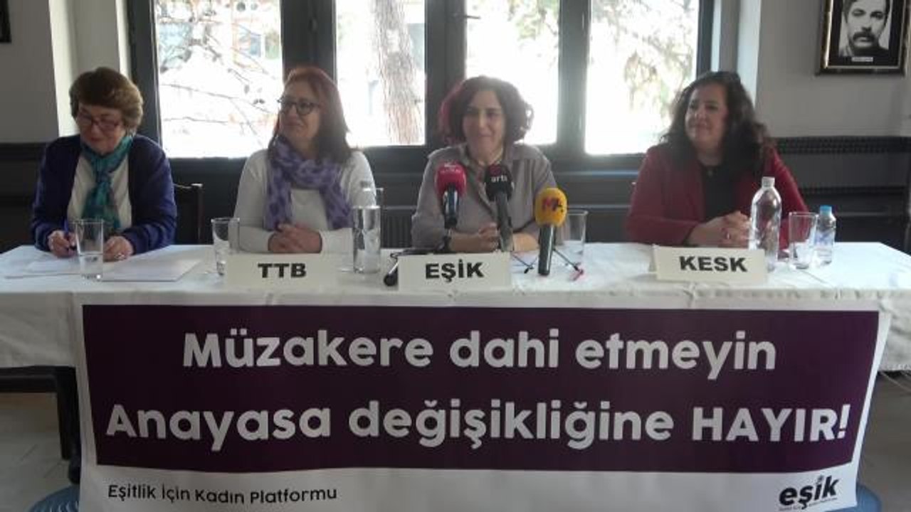 Sivil Toplum Kuruluşlarından "Anayasa Değişikliği" Değerlendirmesi... Eşik Sözcüsü Sevilay Çelenk: "Laiklik İlkesinden Sapma, Açık Bir İhlal Söz...