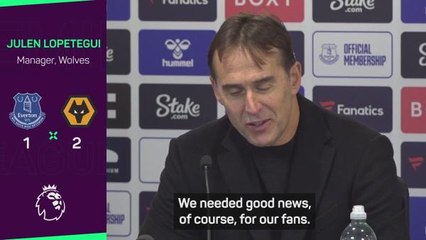 Everton win is one step in Wolves' 'long race' to survival - Lopetegui