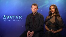 Sam Worthington and Zoe saldana Avatar The Way of Water Movie Interview