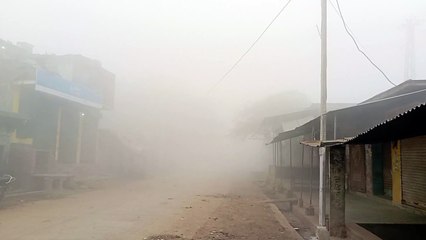 घने कोहरे से रेंगते रहे वाहन, जनजीवन भी प्रभावित